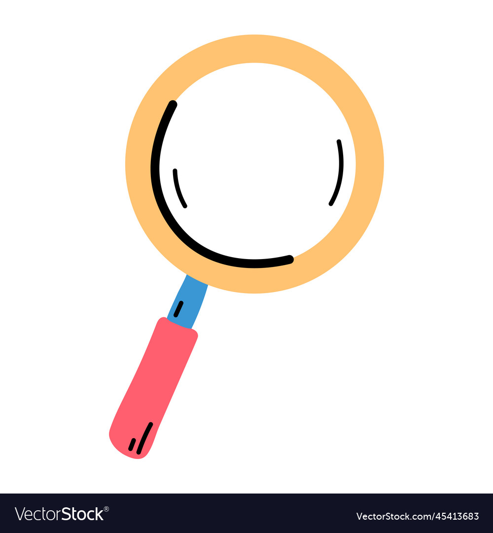 Magnifier Royalty Free Vector Image - VectorStock