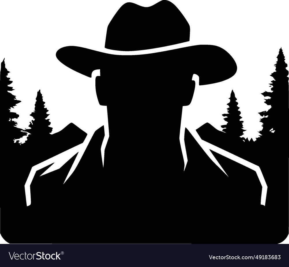 Western - minimalist and simple silhouette