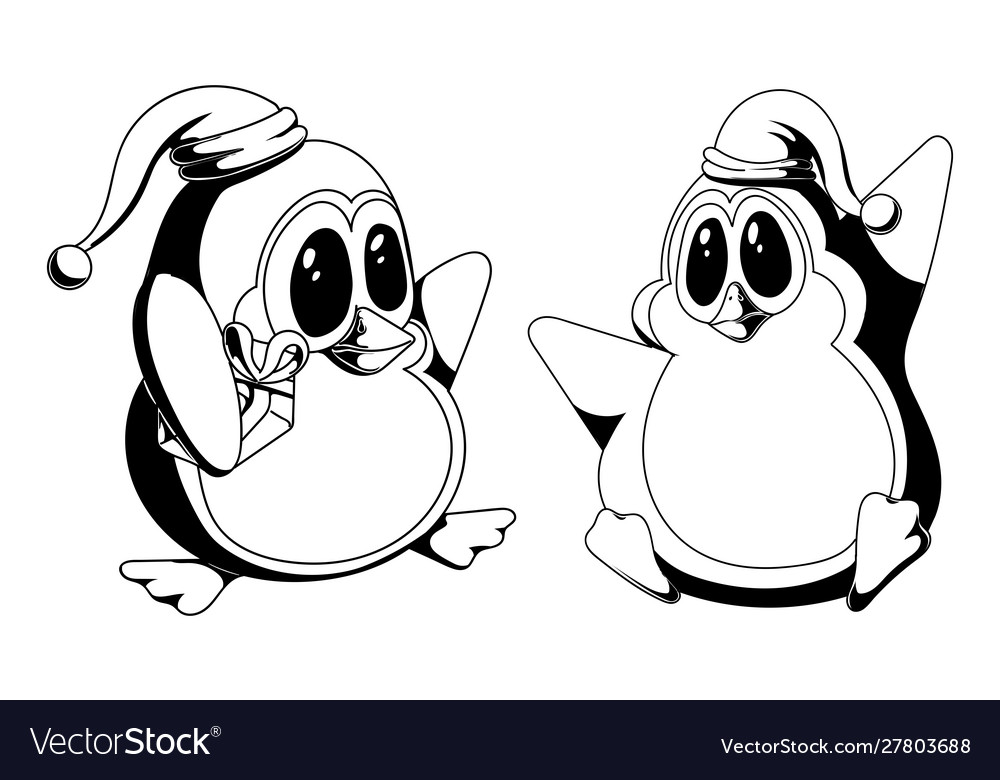 Ein paar lustige Pinguine die man zum anderen kam