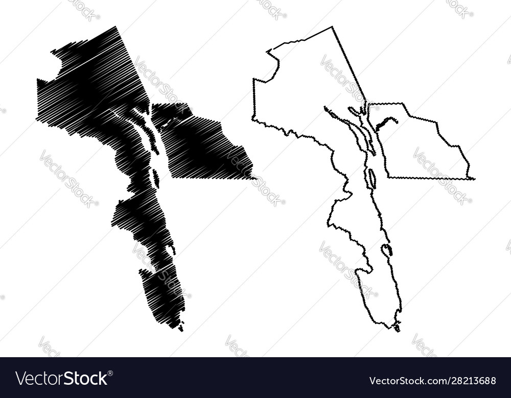 Haines borough alaska boroughs and census areas Vector Image