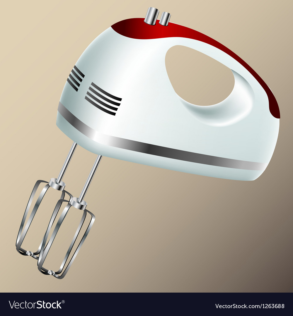 Kitchen Hand Mixer Royalty Free Vector Image Vectorstock