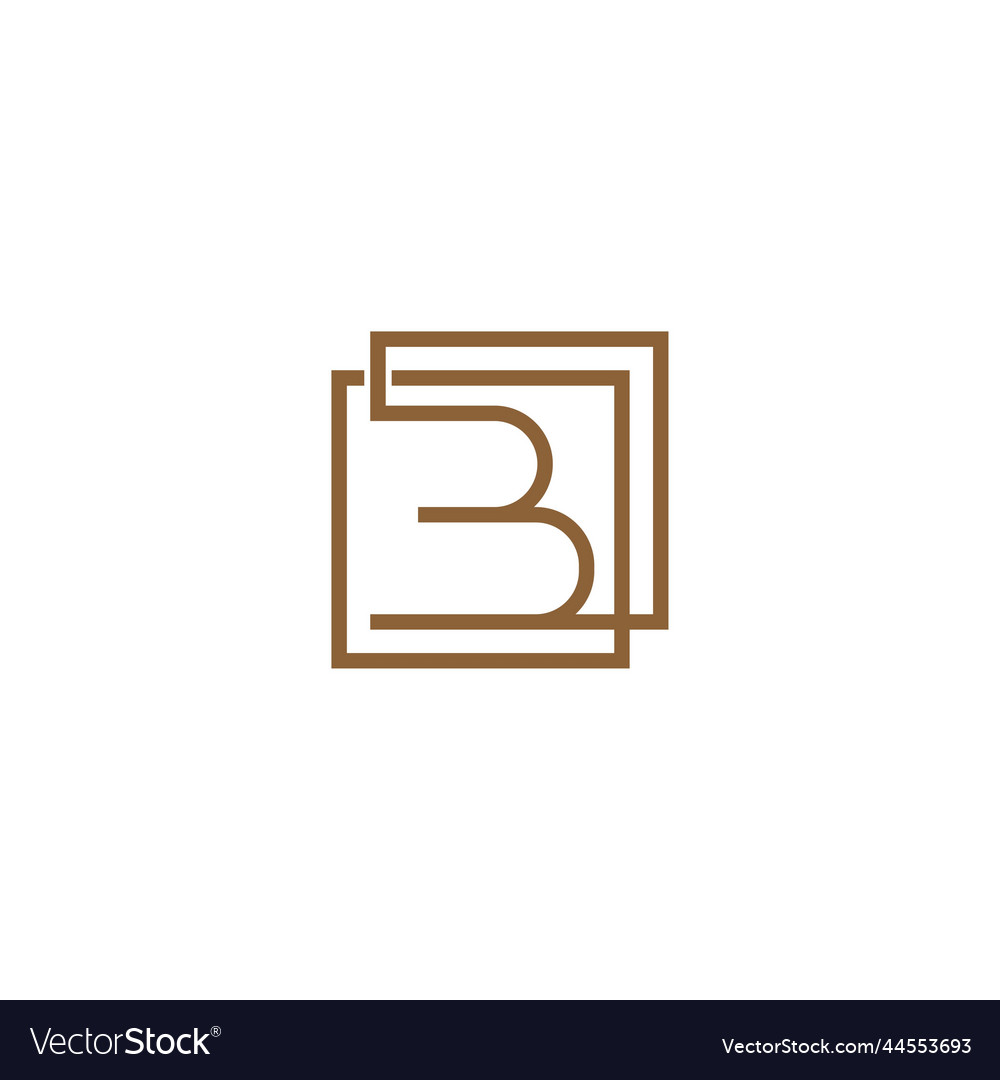 Letter B Logo Royalty Free Vector Image - VectorStock