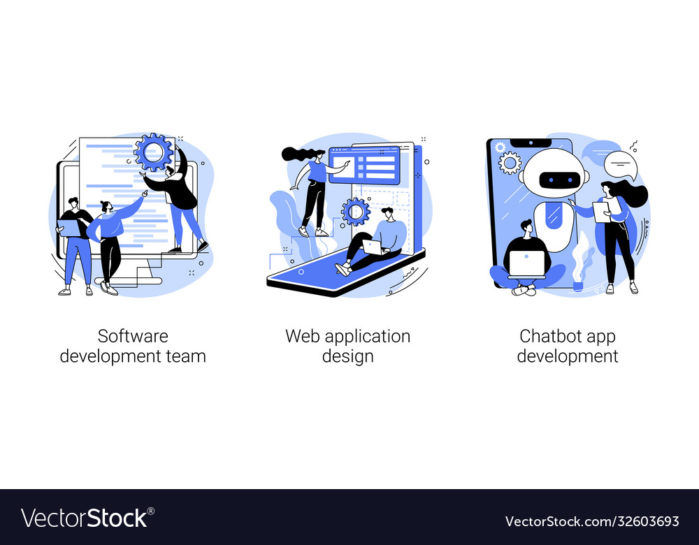 Professional programming abstract concept Vector Image