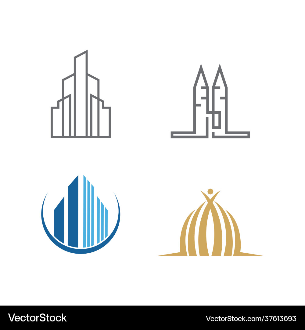 Tower cityscape Royalty Free Vector Image - VectorStock