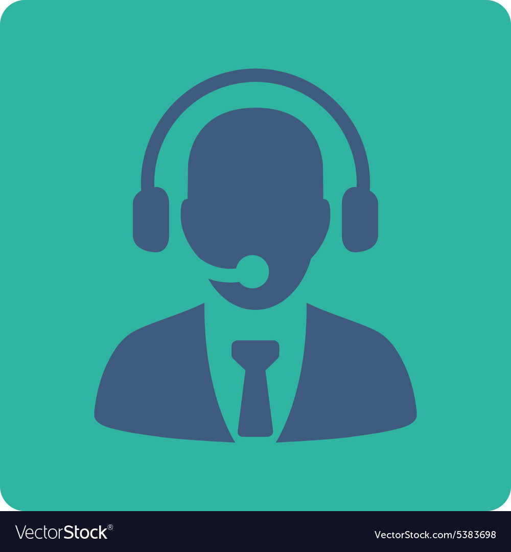 Call center icon Royalty Free Vector Image - VectorStock