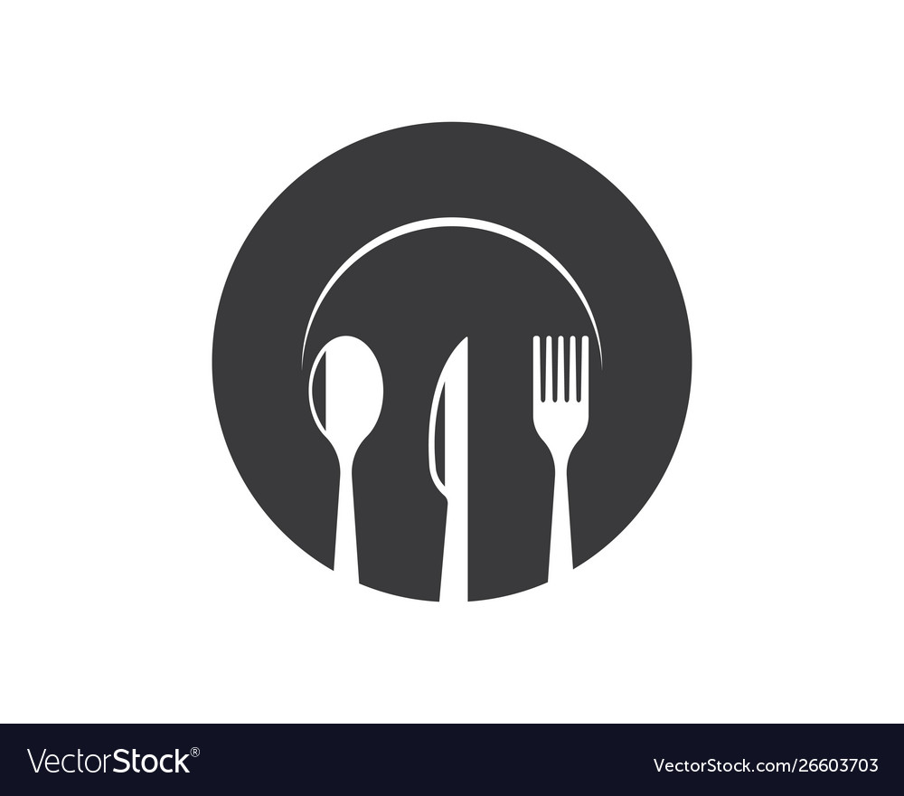 Forkspoon Logo Royalty Free Vector Image - Vectorstock