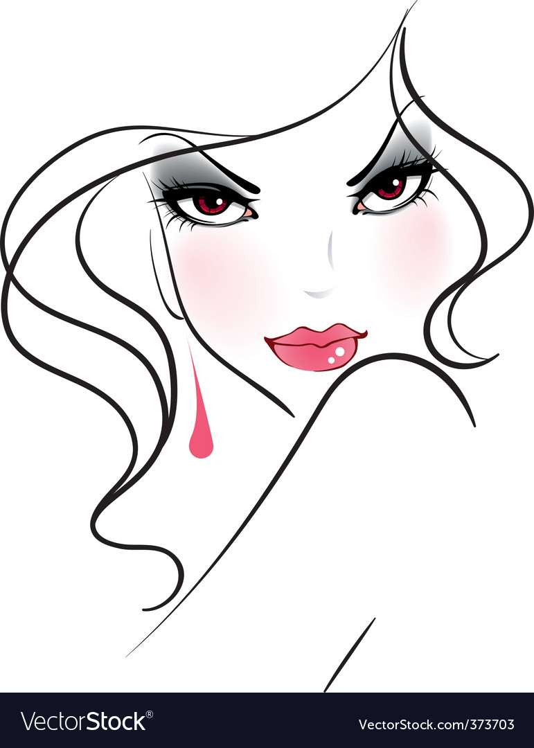 Download Women face Royalty Free Vector Image - VectorStock