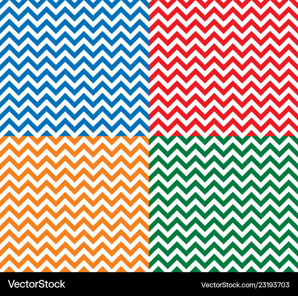 Zig zag seamless pattern Royalty Free Vector Image