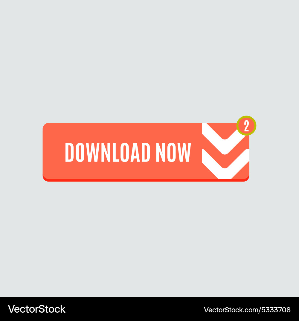 Colorful download web button modern flat design Vector Image