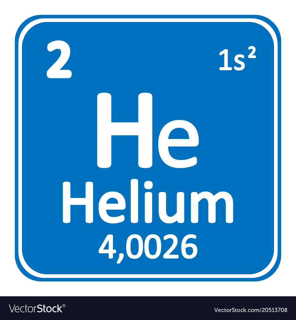 helium element periodic table