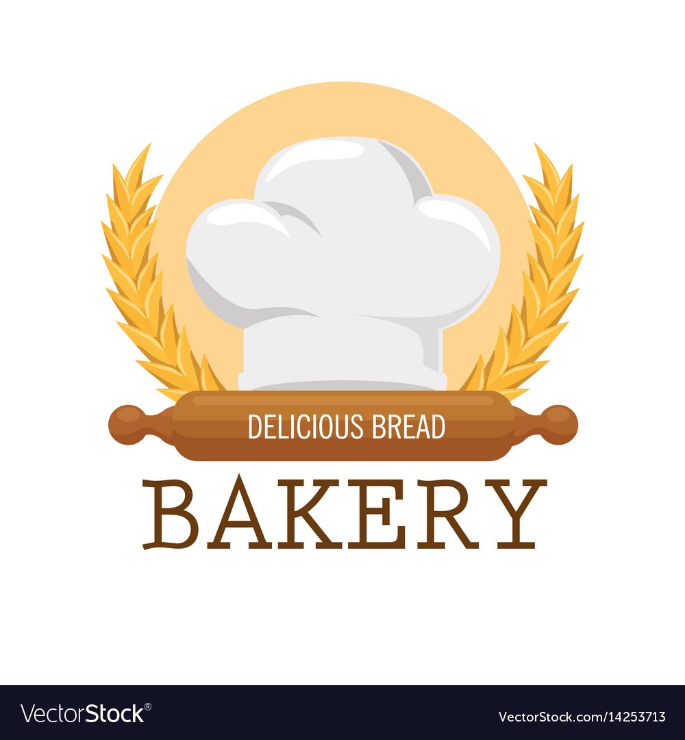 Bakery shop label icon Royalty Free Vector Image