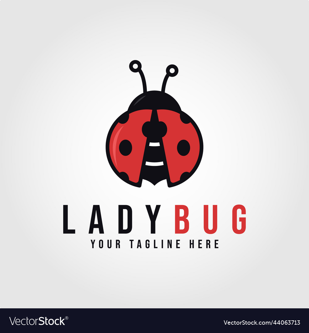 Ladybug icon flying red bug images Royalty Free Vector Image