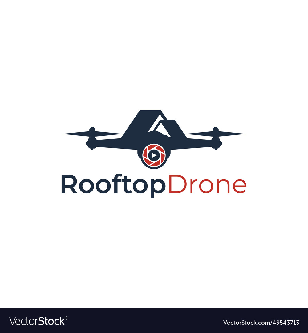 Rooftop drone logo image