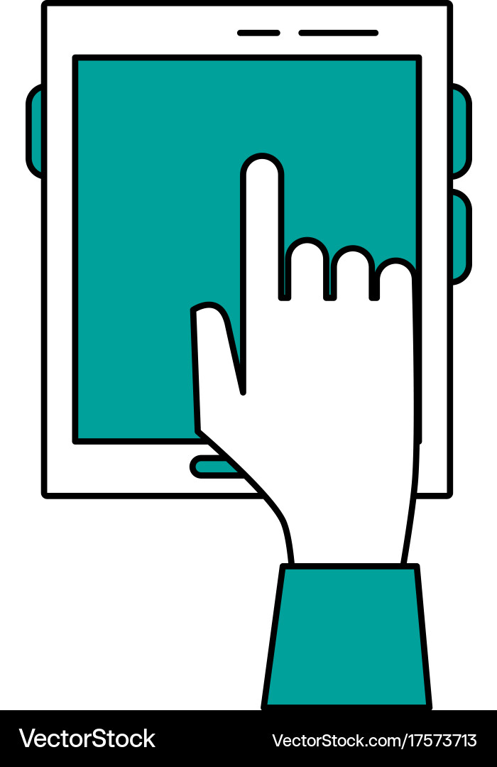 Smartphone mobile technology Royalty Free Vector Image