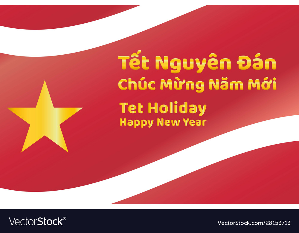 Vietnamese lunar new year or tet holiday