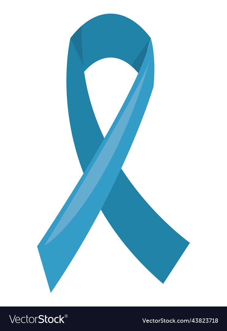 Prostate day satin ribbon campaign Royalty Free Vector Image