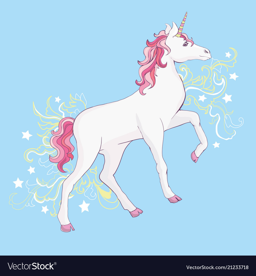 Illustration Girly Unicorn