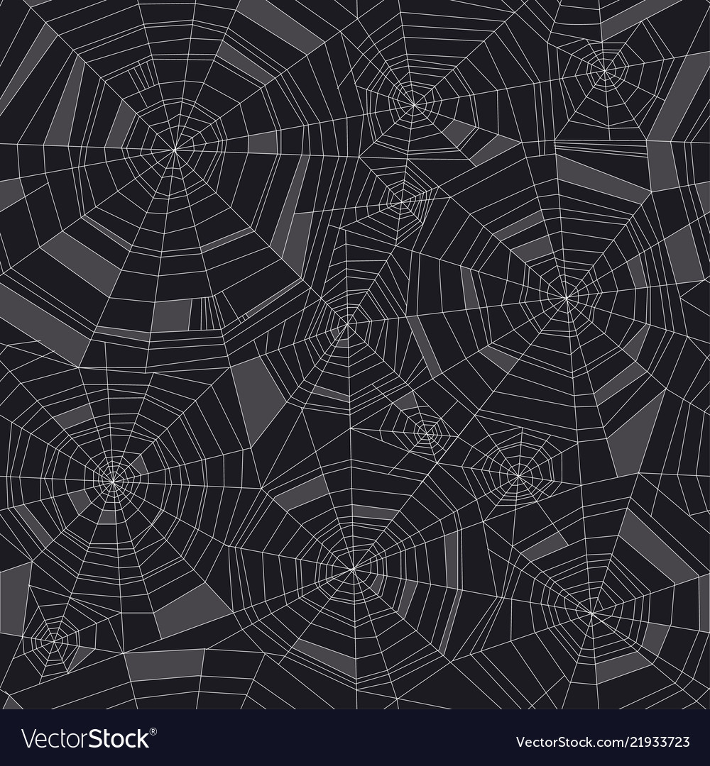 Concept geometric spider web seamless pattern Vector Image