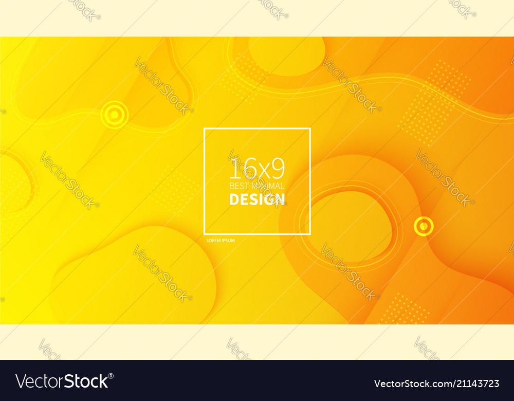 Futuristic design yellow background templates Vector Image