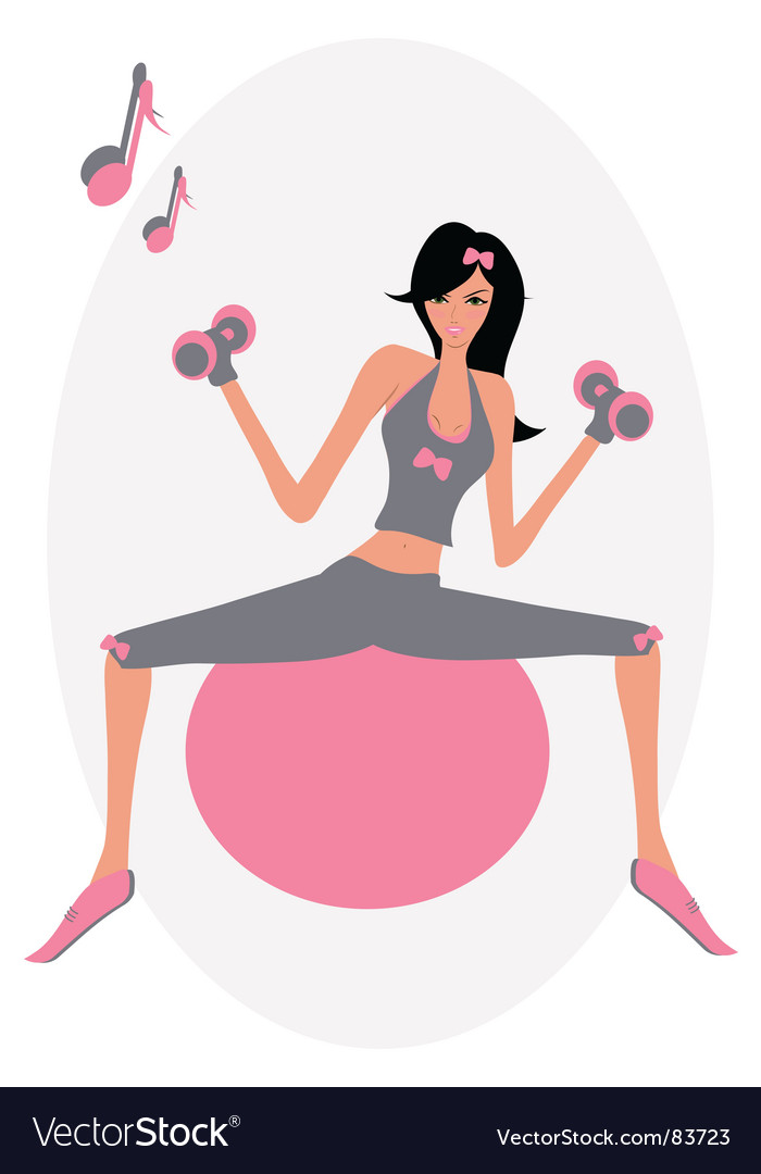 Pilates Royalty Free Vector Image Vectorstock