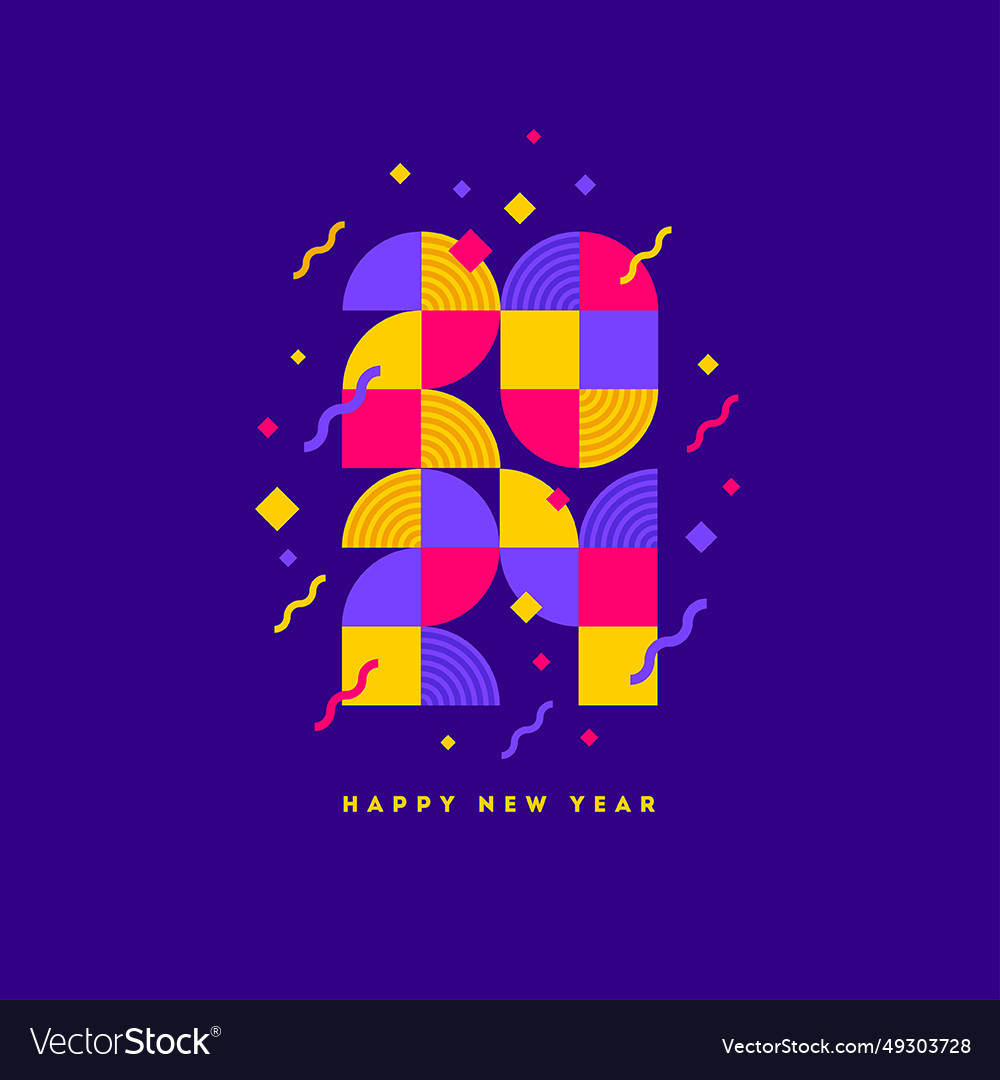 2024 new year logo greeting design with Royalty Free Vector