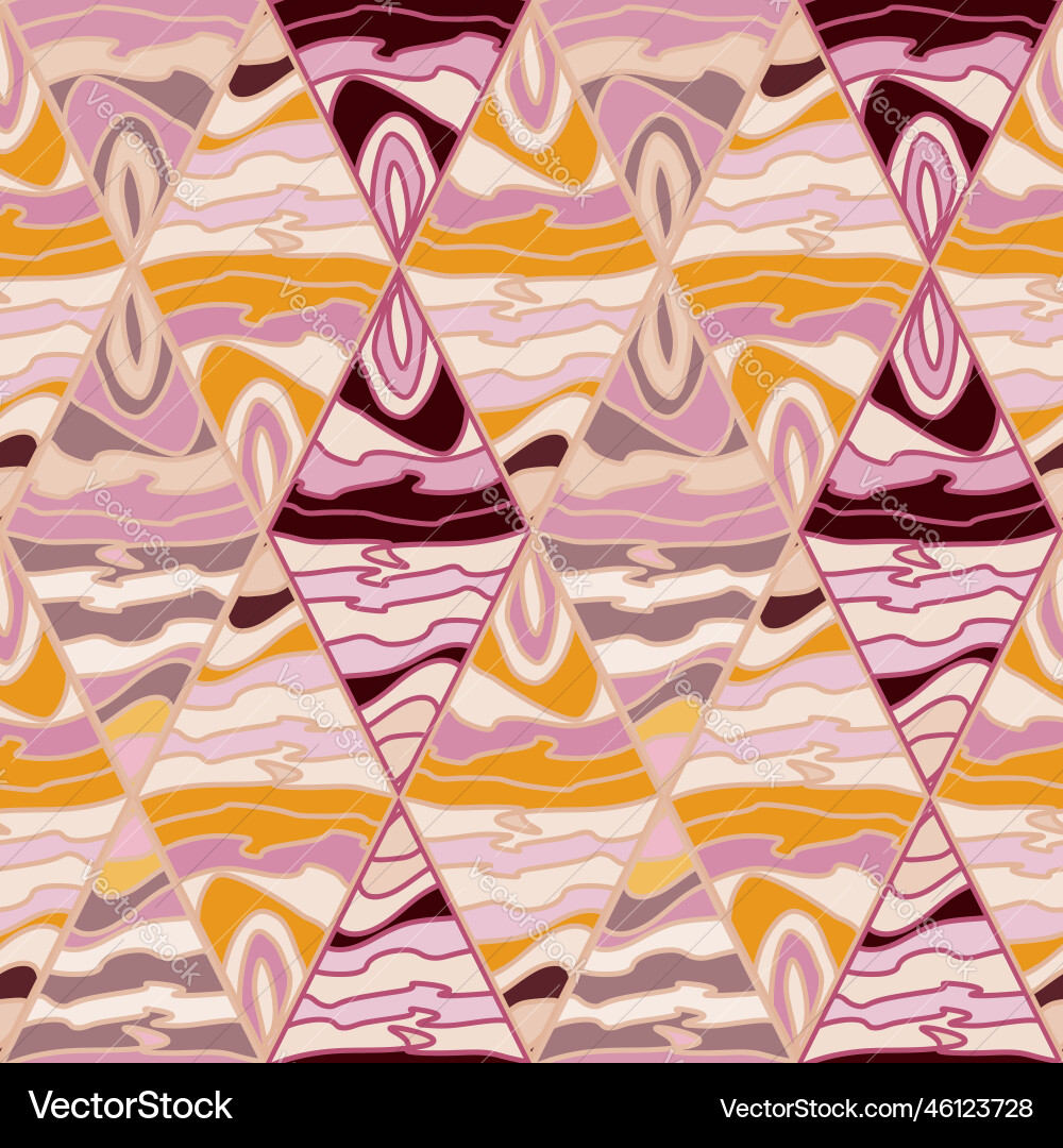 Mosaic seamless background pattern abstract Vector Image