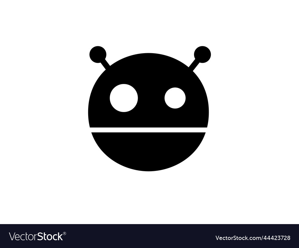 Robot logo design icon