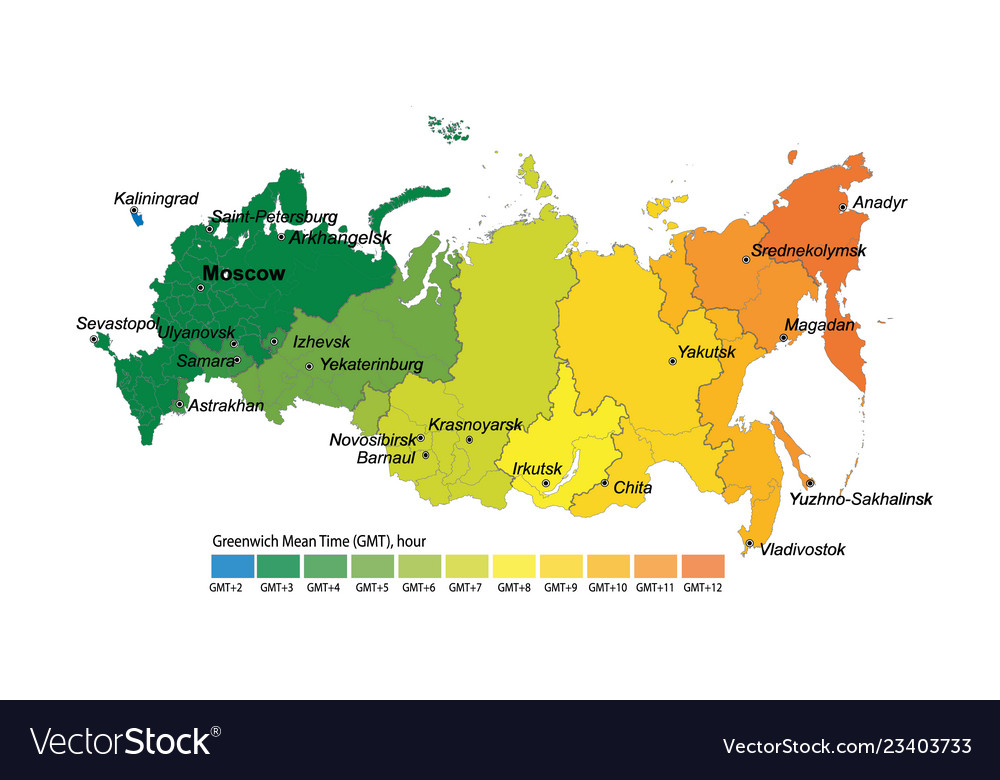 russian time zones