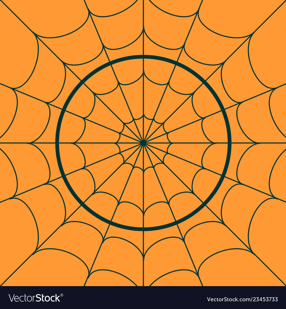 Spider web for halloween design