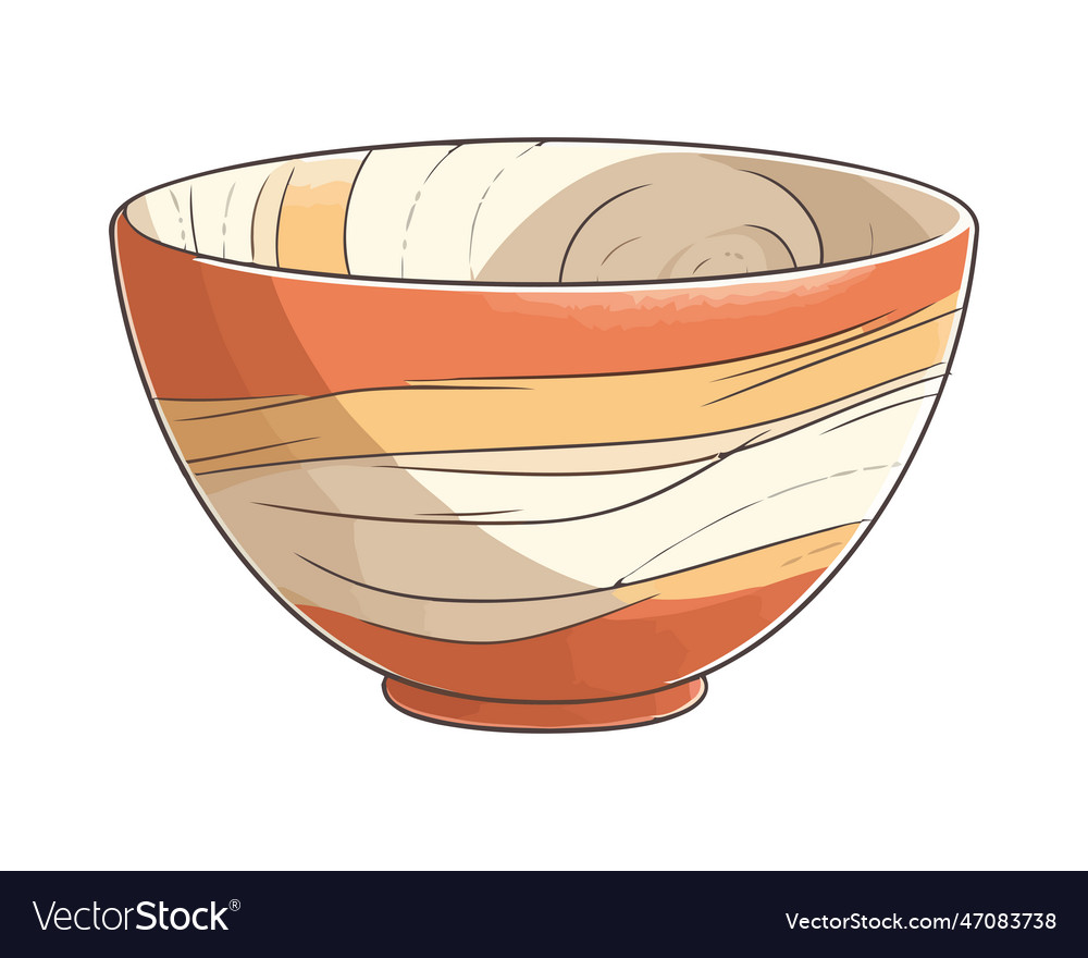 Pottery design sketch style Royalty Free Vector Image