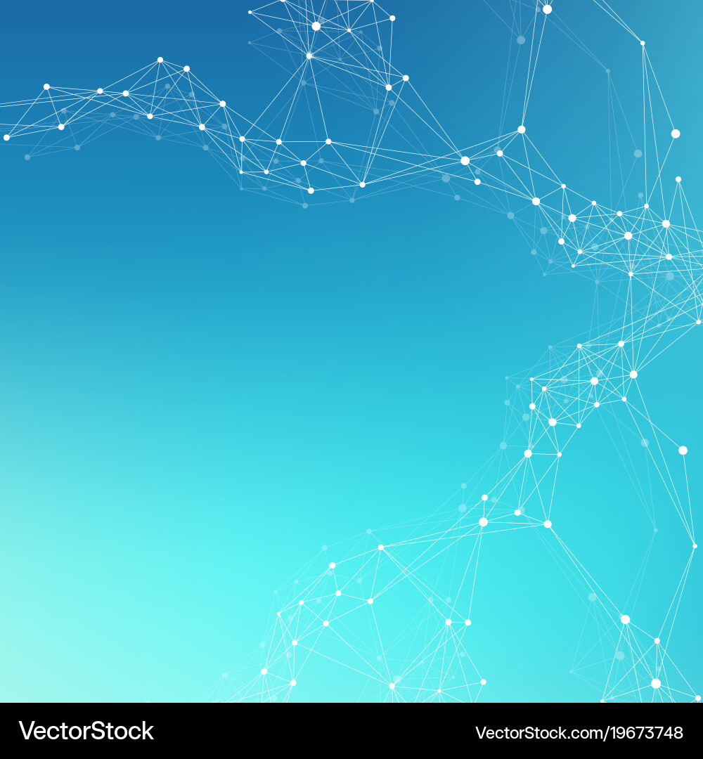 Global network connection and big data Royalty Free Vector