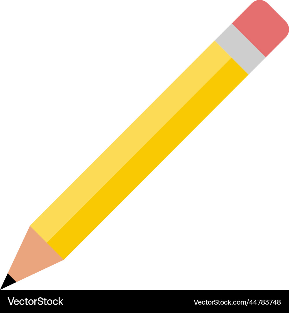 Pencil Royalty Free Vector Image - VectorStock