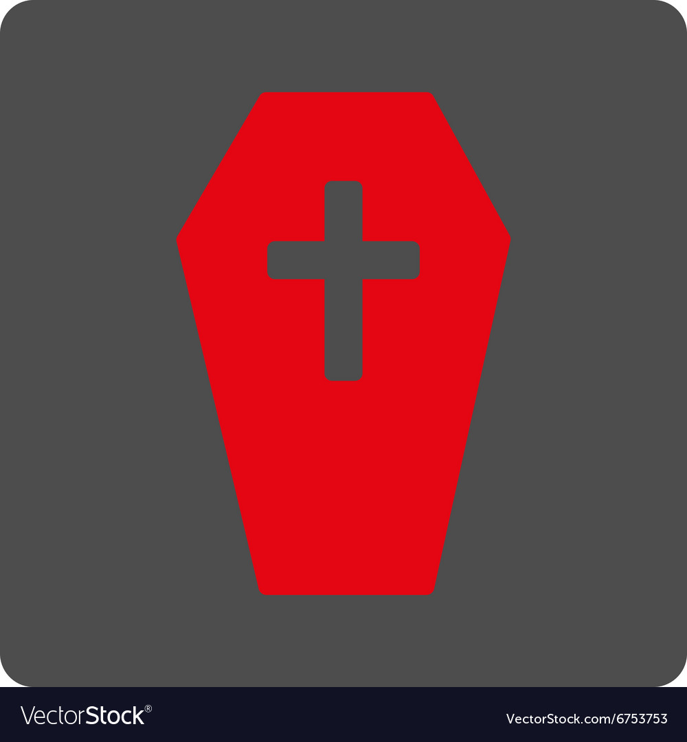 Coffin rounded square button