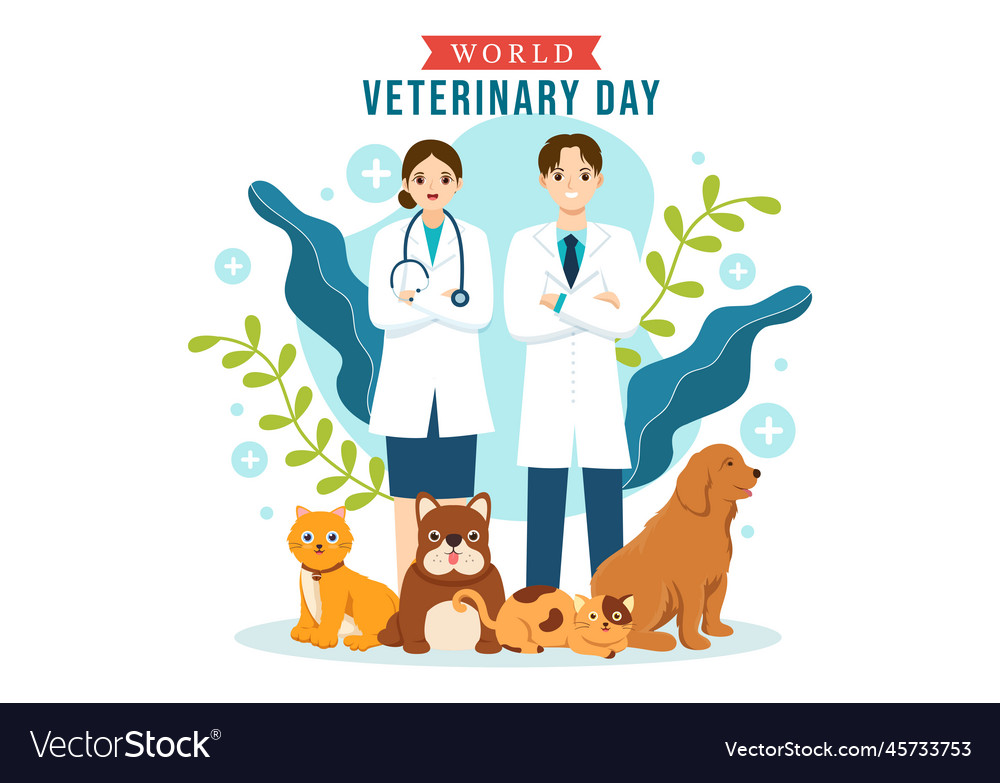 World veterinary day on april 29 with doctor