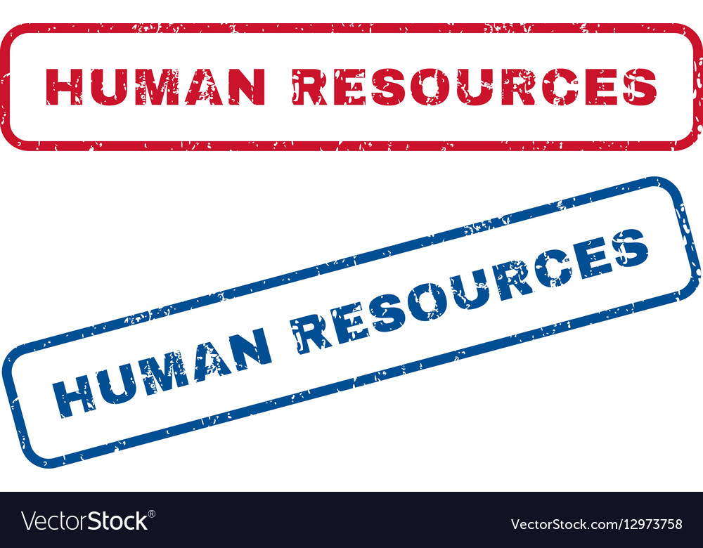 Human resources rubber stamps