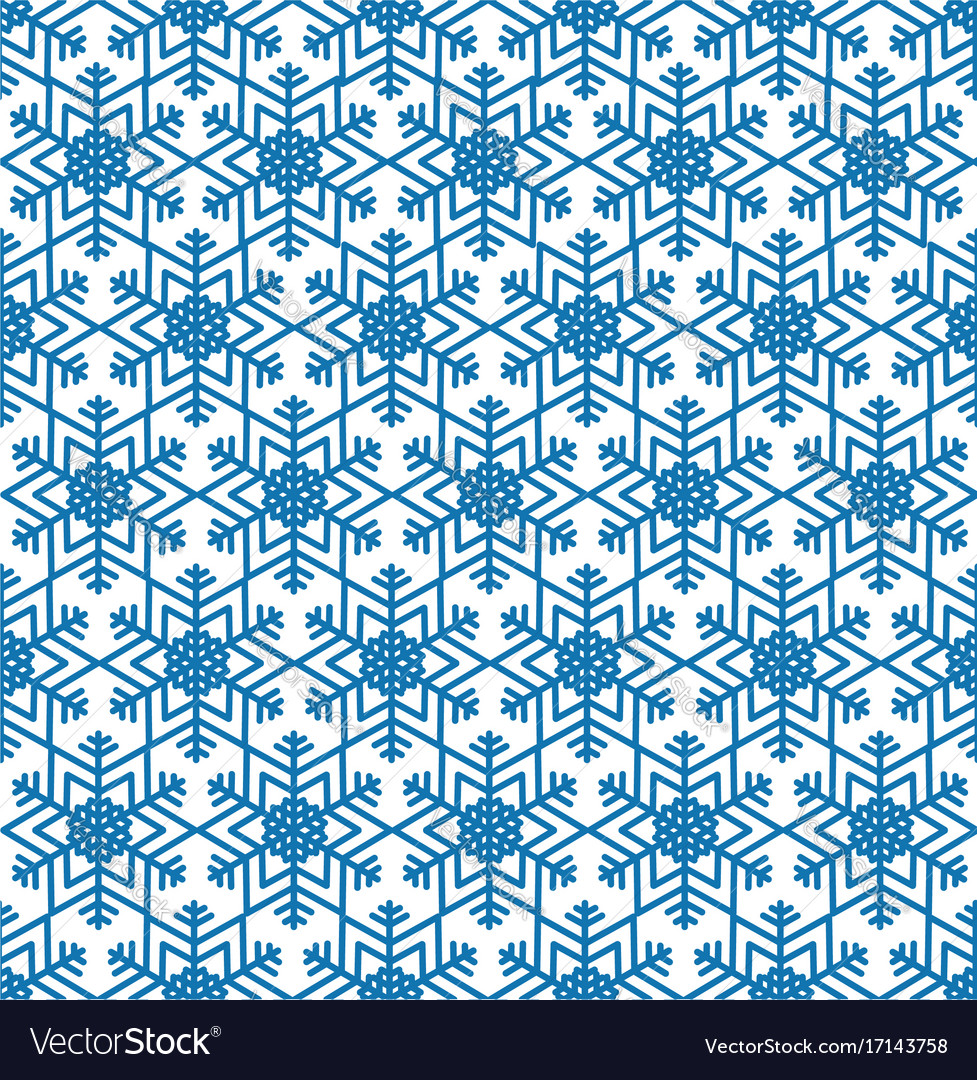 Snowflake tile pattern winter holiday ornament