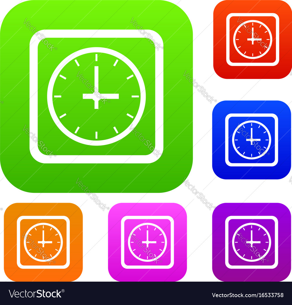 Watch set collection Royalty Free Vector Image