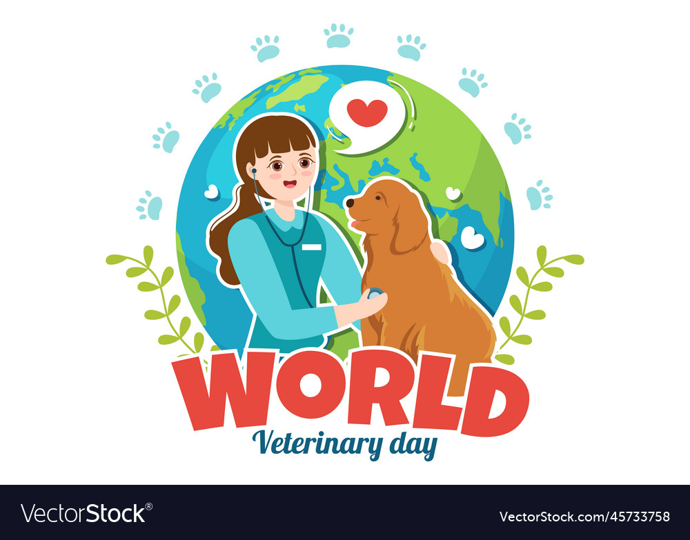 World veterinary day on april 29 with doctor