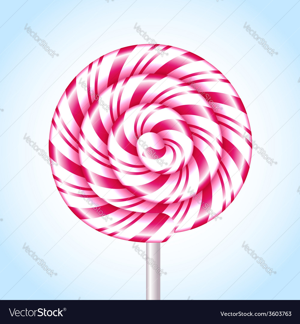 Candy cane sweet spiral