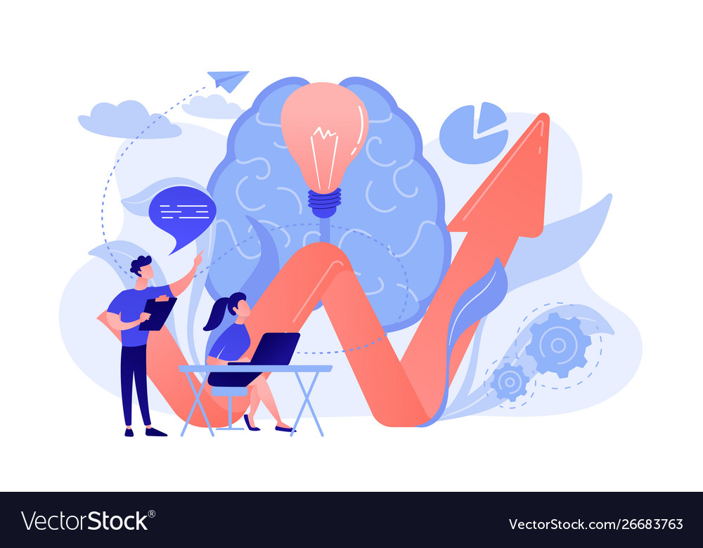 Innovative solution concept Royalty Free Vector Image