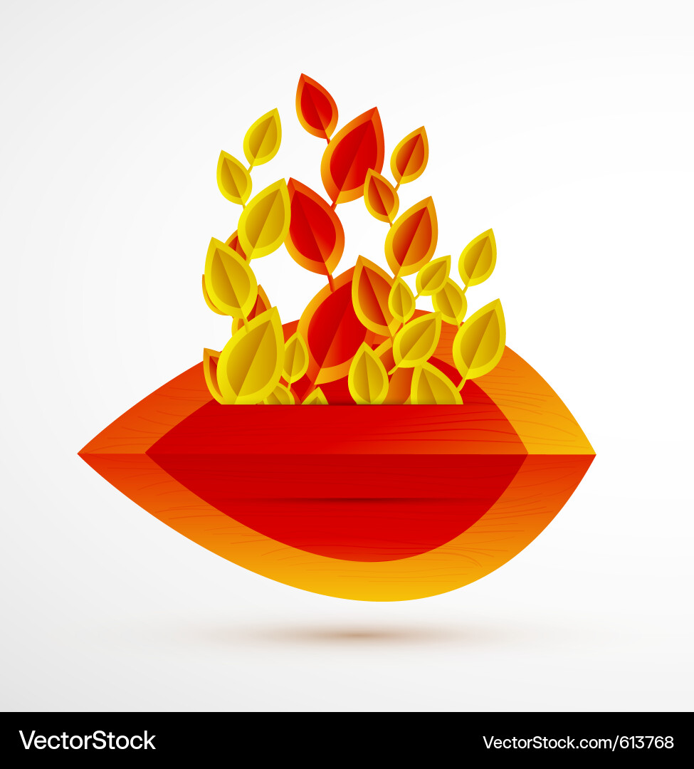 Autumn abstract background Royalty Free Vector Image