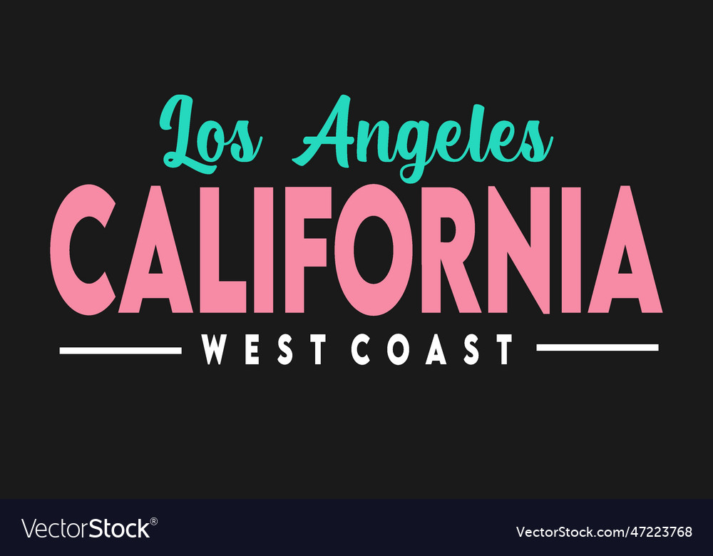 Los angeles california west coast