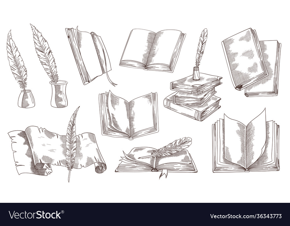 Premium Vector  Vintage stuff bundle hand drawing sketch