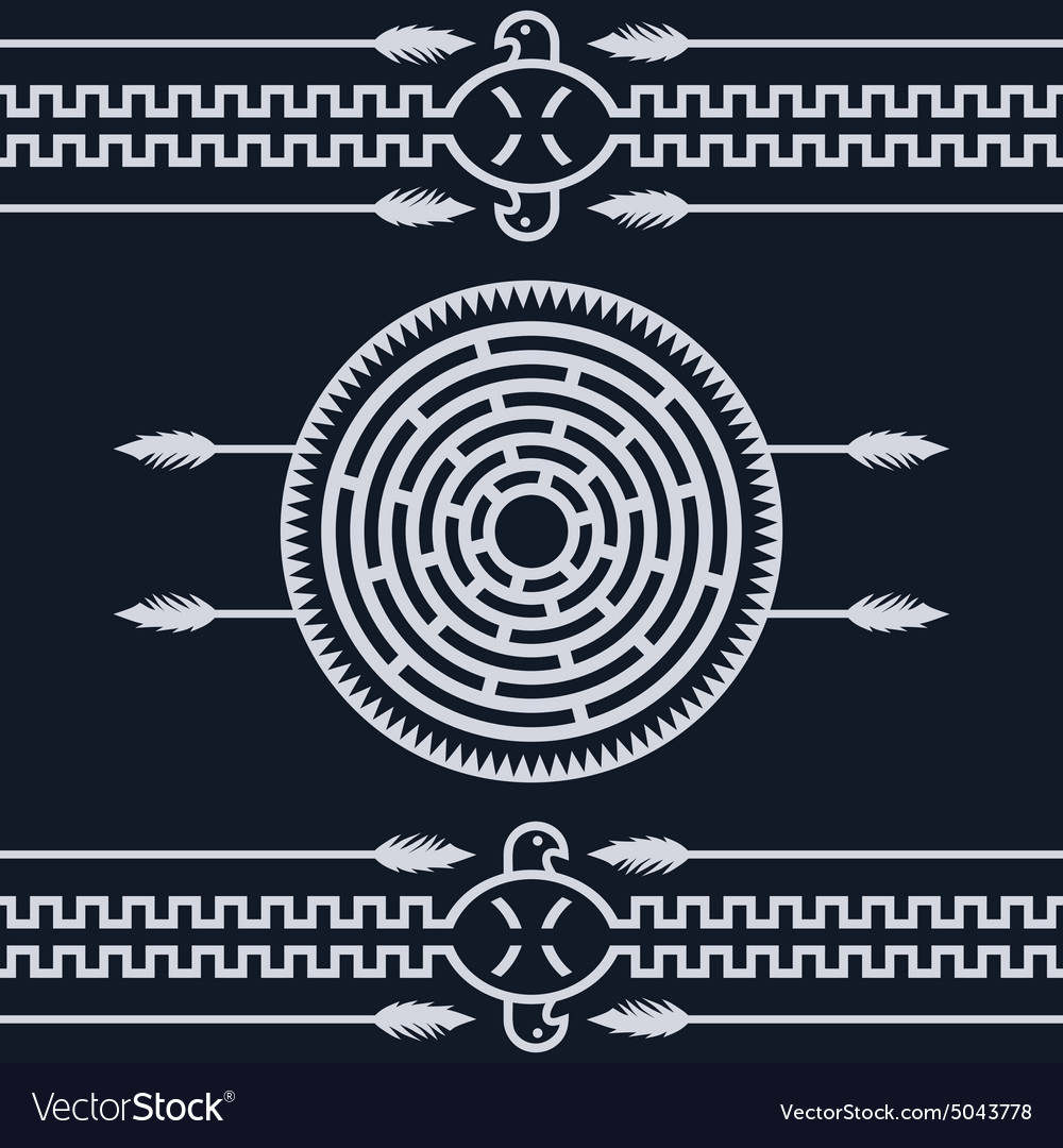 Native ethnic art symbol