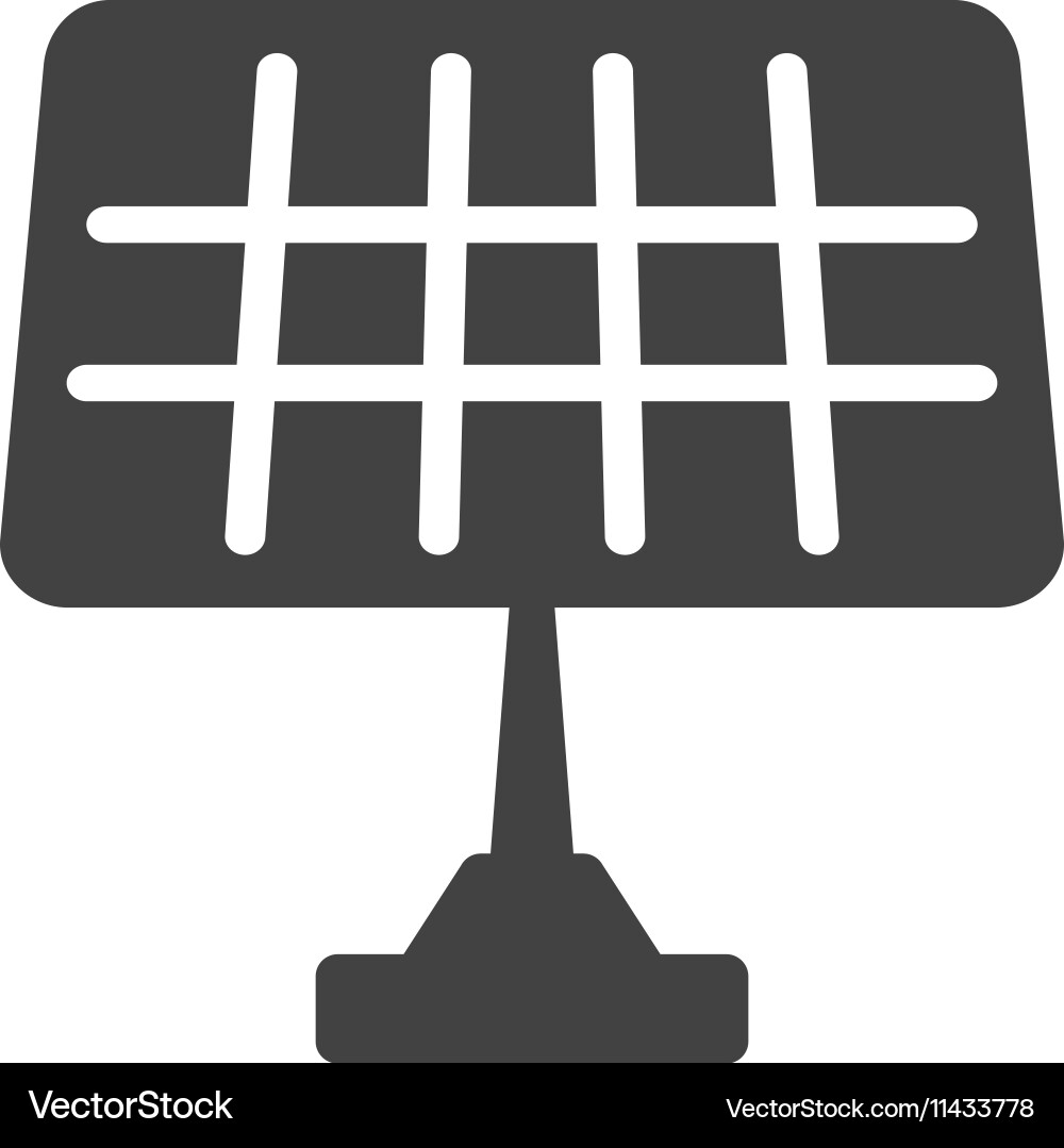 Solar panel Royalty Free Vector Image - VectorStock
