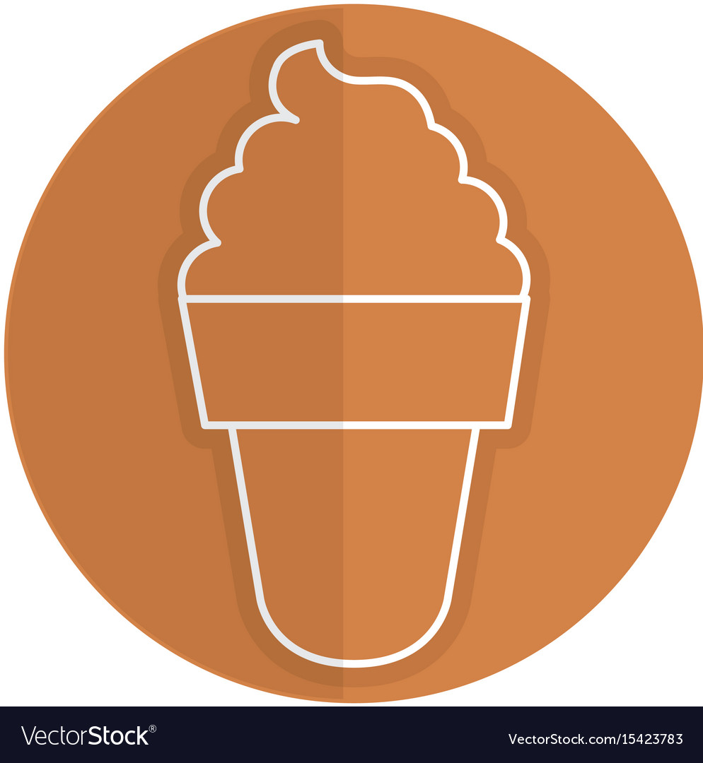 Ice cream isolated icon