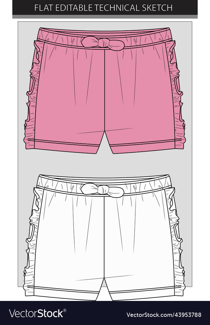 Shorts for shop girls drawing