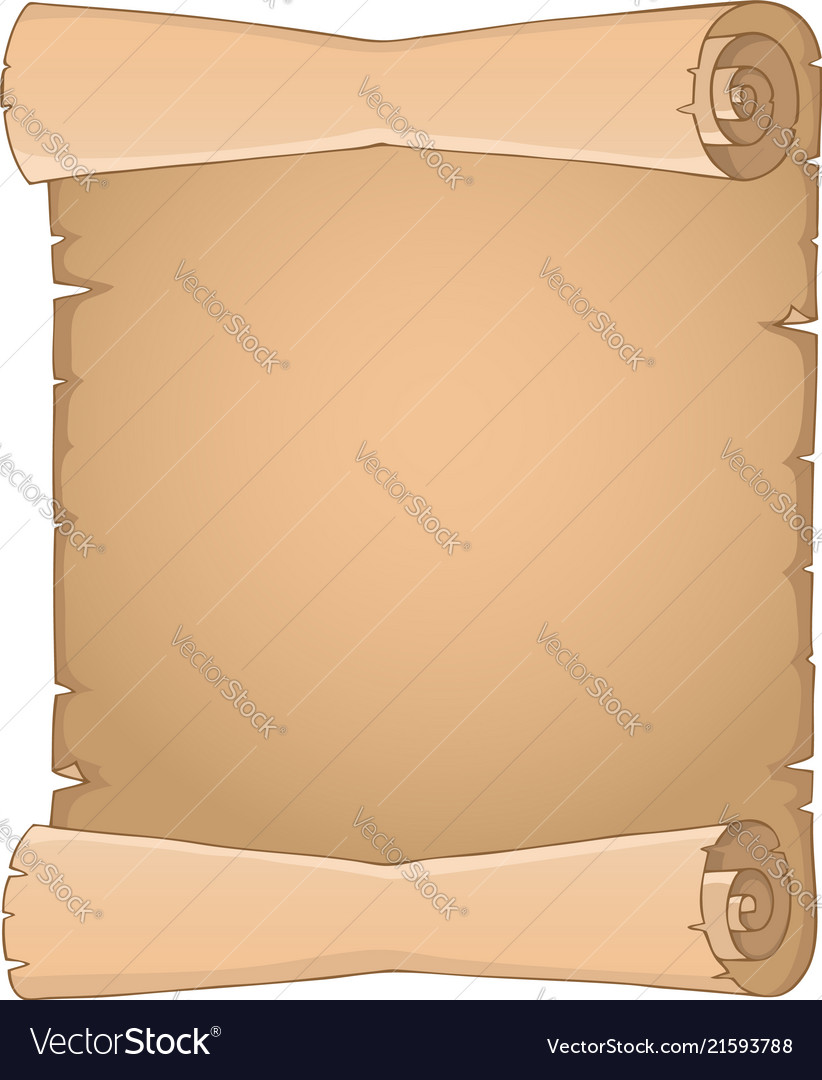 Old scroll theme image 3 Royalty Free Vector Image