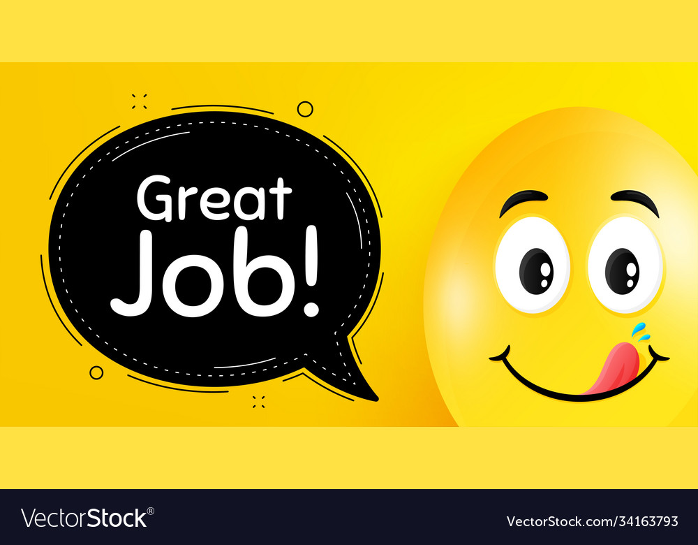 Great job symbol recruitment agency sign Vector Image