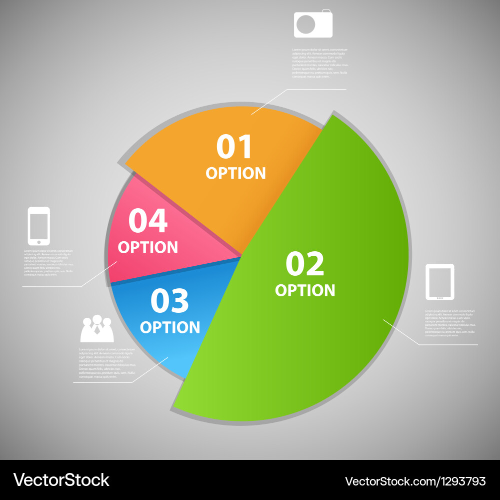 Infographic template design Royalty Free Vector Image
